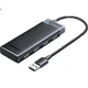 USB-концентратор UGREEN 3.0, док-станция расширения, многопортовый разветвитель, высокоскоростной 4-портовый адаптер-конвертер, удлинительный кабель для ноутбука на четыре порта. - изображение 1