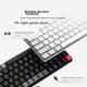 Клавиатура беспроводная JD K3Max Gateron Brown Wireless/Bluetooth/USB Space Grey - изображение 4