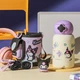 Детская термокружка BEDDYBEAR Starry Sky с трубочкой, двойного назначения, из нержавеющей стали 316, большой объем, 600 мл Coolomi - изображение 5
