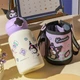 Детская термокружка BEDDYBEAR Starry Sky с трубочкой, двойного назначения, из нержавеющей стали 316, большой объем, 600 мл Coolomi - изображение 6