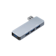 Розгалужувач-хаб Isky USB 3.0, високошвидкісний 4-портовий розширювальний хаб-док, 4-портовий USB-хаб-адаптер для ноутбука з одним підключенням та клейкою основою - зображення 9