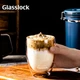 Стеклянная кружка для кофе GLASSLOCK с двойными стенками, термостойкая, защищает от ожогов, прозрачная, для домашнего использования, простой дизайн, без ручки, 475 мл. - изображение 5