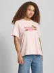 Футболка хлопковая длинная женская ONLY 15346761 XS Pale Lilac/Hotdog (5715873910978) - изображение 1