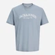 Футболка хлопковая длинная мужская Jack & Jones 12297126 5XL Tradewinds (5715874698196) - изображение 8