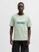 Футболка хлопковая длинная мужская Jack & Jones 12297140 3XL Aqua Gray (5715874691890) - изображение 1