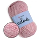 YarnArt Velour, Розовая пудра №862 - плюшевая пряжа ЯрнАрт Велюр 100 г / 170 м, 100% микрополиэстер, для джемперов, кардиганов, шапок и аксессуаров - изображение 1