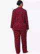 Пижама (рубашка + штаны) женская Ralph Lauren 408613068 2X Красная (1159863442) - изображение 2