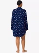 Ночная рубашка женская хлопковая Ralph Lauren 218868379 3X Синяя (1159863020) - изображение 2