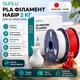 Набір PLA-пластику Sunlu PLA Basic Red / White для 3D-принтера – 2 кг (1+1 кг), 1.75 мм, Червоний + Білий, з котушками - изображение 1