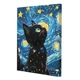 КАРТИНА ПО НОМЕРАМ "KITTENʼS NIGHT" 40*50 см Riviera Blanca (298573) - изображение 4