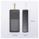 Power Bank MAKE 30000mAh 22.5W PD+QC Black - зображення 3