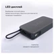 Power Bank MAKE 20000mAh 22.5W PD+QC Built-in Cable Black - зображення 7