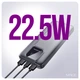 Power Bank MAKE 10000mAh 22.5W PD+QC Basic Black - зображення 8