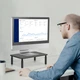 Подставка для монитора и ноутбука Bracwiser металлическая регулируемая Черная - изображение 3