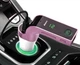 FM-трансмиттер для авто в прикуриватель с Bluetooth Clefers g7 (508705) розовый - изображение 4