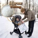 Детский плед-одеяло Totsy Baby 75 x 100 см Олень (Deer - Winter) - изображение 6