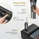 Беспроводные микрофоны TONOR TW361 для караоке (Комплект 4шт) - изображение 6