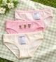 Трусы слип 3шт для девочки хлопковые детские Baykar р 3 122-128 см 5-6 лет арт 5724-99 Ноты - изображение 1