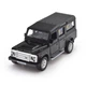 Автомодель Techno Drive Land Rover Defender 110 металева 1:32 Чорна - зображення 1