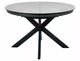 Стол PORTO CERAMIC 120(160)*120 бежевый TAJ MAHAL/черный - изображение 2