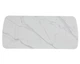 Стол DUBLIN CERAMIC 120(180)*80 белый глянец/черный каркас - изображение 2