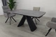 Стол GREYSON CERAMIC 160(240)*90 серый мат/черный - изображение 5