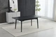 Стол BERLIN CERAMIC 111(140)*75 черный мат/черный каркас - изображение 4