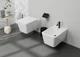 Змішувач hansgrohe Finoris для біде зі зливним набором, чорний матовий хром 76200340 - изображение 2