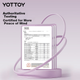 Маленькие пластиковые гантели Yottoy с покрытием для женщин, оборудование для домашнего фитнеса, для формирования мышц, пара, цвет «Звездное небо», фиолетовые, 2 кг. - изображение 4