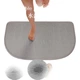 Коврик для ванной комнаты ZHUJUN из искусственного льна, тканый, впитывающий, нескользящий, для дверного проема, коврик для ног, коврик для входа в ванную комнату. - изображение 2