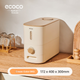 Контейнер для риса Ecoco, бытовая банка для хранения риса, герметичная, защищенная от насекомых и влаги, коробка для риса, контейнер для хранения риса, контейнер для риса, коробка для хранения E24205 желтый - изображение 4