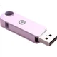 Флеш-накопитель ASUS Aduo 128 ГБ USB 3.2 Gen 1 с металлическим корпусом и вращающимся креплением, стильный и прочный, фиолетовый, незаменим для бизнеса, учебы, офисной работы, аукционов, универсальный для компьютеров, серия U300. - изображение 1