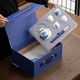 Чайний набір для кунг-фу "Sushitaoci National Trend Blue and White Thousand Mountains One Pot 4 Cups" з лотком для сухого заварювання (одиниця: комплект) - зображення 6
