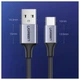 Кабель Ugreen US288 USB-USB-C, 1м, Black (60126) - зображення 4