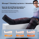 Массажер для ног Keepfit, сапоги для восстановления давления воздуха, автоматическое устройство для разминания мышц бедер и икр, расслабление мышц, дноуглубление меридианов, практичный подарок на день рождения для мам, L12 - изображение 6