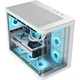 Корпус AOC CG453 белый ATX с изогнутым стеклом для настольного игрового ПК, изогнутая передняя панель, отсеки слева и справа, поддержка водяного охлаждения 360 мм, 10 мест для вентиляторов. - изображение 2