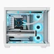Корпус AOC CG453 белый ATX с изогнутым стеклом для настольного игрового ПК, изогнутая передняя панель, отсеки слева и справа, поддержка водяного охлаждения 360 мм, 10 мест для вентиляторов. - изображение 11