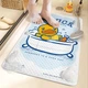 Dajiang, нековзний килимок для ванної кімнати з принтом Little Yellow Duck, дитячий душ, килимок для ванної кімнати, що запобігає падінню, 50x80 см - изображение 4