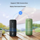 JD Оригінальна зовнішня Bluetooth-колонка J-Beat, портативна бездротова Bluetooth-колонка, Bluetooth 5.3, кольорове RGB-підсвічування, стереосистема з кількома підключеннями, зелена модель - зображення 7