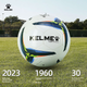 Футбольный мяч KELME машинной сшивки для тренировок, матчей и развития юных футболистов, стандартный размер 5, белый с синей отделкой, размер 5. - изображение 4