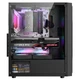 Корпус для настольного компьютера Segotep Wide Axe 6 Pro Black (лоток для материнской платы ATX / боковая панель из стекла / решетка охлаждения из железной сетки / корпус для игрового ПК для дома и офиса) - изображение 11