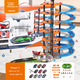 Машинка Miaobeile Track Car игрушечная городская парковка, сплав - изображение 5