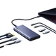 Док-станція UGREEN Type-C 3.2 з подвійним HDMI/DP та чотирма екранами, сумісна з USB-C та Thunderbolt 5, адаптер 10G, розширення для кількох екранів 4K 60 Гц, підходить для комп'ютерів Lenovo та Huawei MST - изображение 3