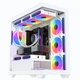 Корпус для комп'ютера Yingchi Aurora 3-M Seaside View, білий (без підставки, версія Full View / M-ATX / підтримує водяне охолодження 360 мм / швидкознімна бічна панель / сумісний з довгими відеокартами серії 40) - изображение 6