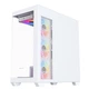 Корпус для комп'ютера Yingchi Aurora 3-M Seaside View, білий (без підставки, версія Full View / M-ATX / підтримує водяне охолодження 360 мм / швидкознімна бічна панель / сумісний з довгими відеокартами серії 40) - изображение 7