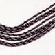 Шнур Paracord для плетіння 2мм 5м смугастий чорно-рожевий (79724384) - изображение 2