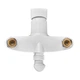 Смеситель для ванны PLAMIX OSCAR-006 EURO SET WHITE (со шлангом, лейкой и кронштейном) (MX1895) - изображение 4