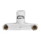 Смеситель для ванны Plamix Cezar-009 EURO White (без шланга, лейки и кронштейна) (PM0736) - изображение 3
