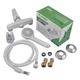 Смеситель для душа Plamix Fidel-003 SET White (со шлангом, лейкой и кронштейном) (PM0730) - изображение 5