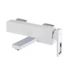 Смеситель для ванны с коротким изливом KOER KB-41009-04 (Цвет хром+белый) (KR5985) - изображение 10